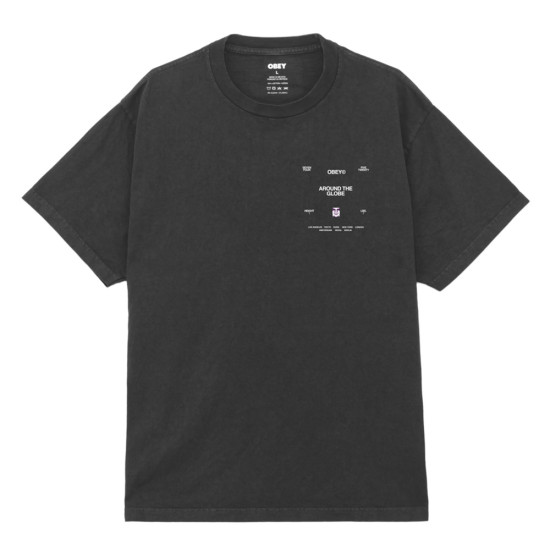Obey Ανδρική κοντομάνικη μπλούζα Around The Globe Tee